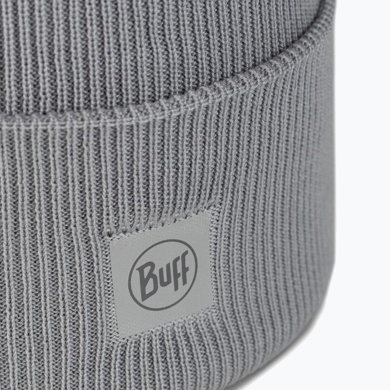 Czapka zimowa BUFF Crossknit light grey 2
