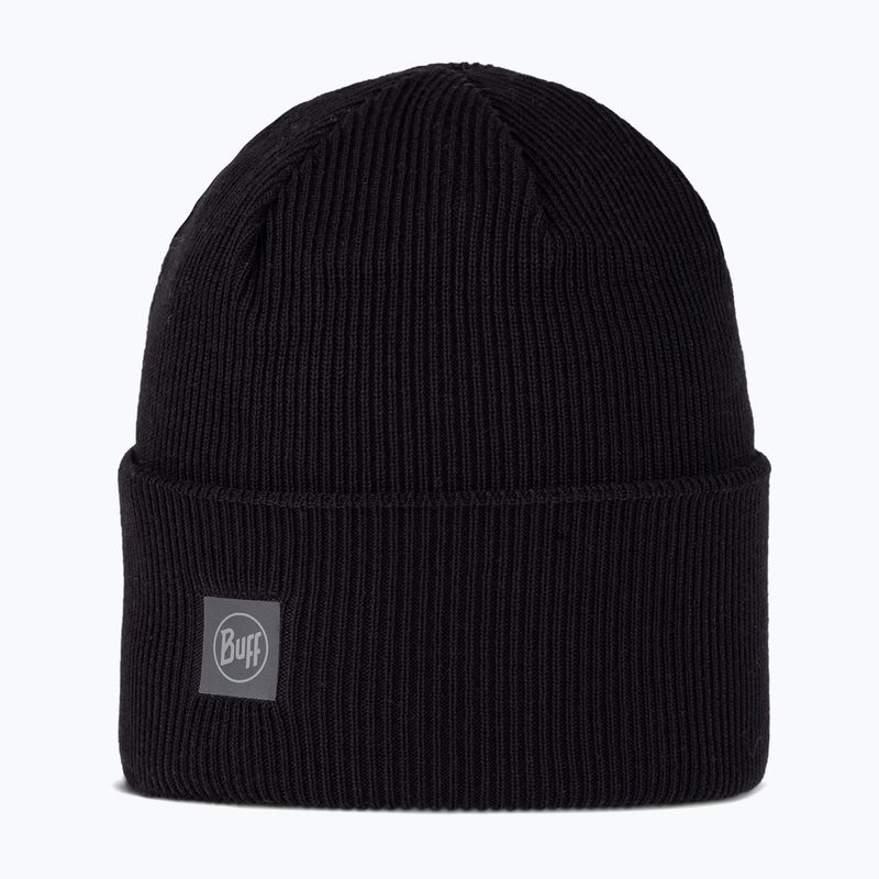 Czapka zimowa BUFF Crossknit solid black