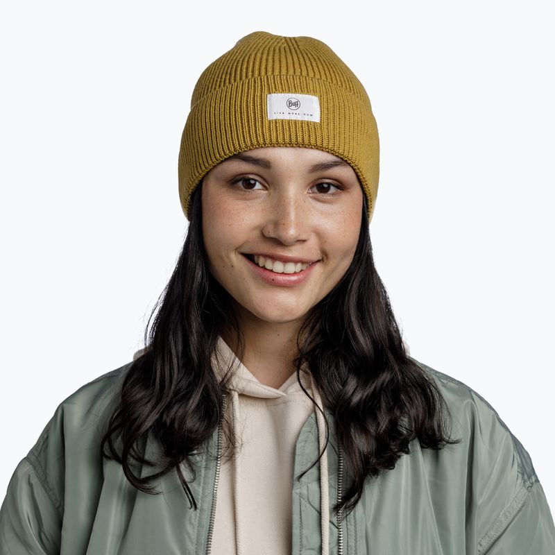 Czapka zimowa BUFF Knitted Drisk citronella 3