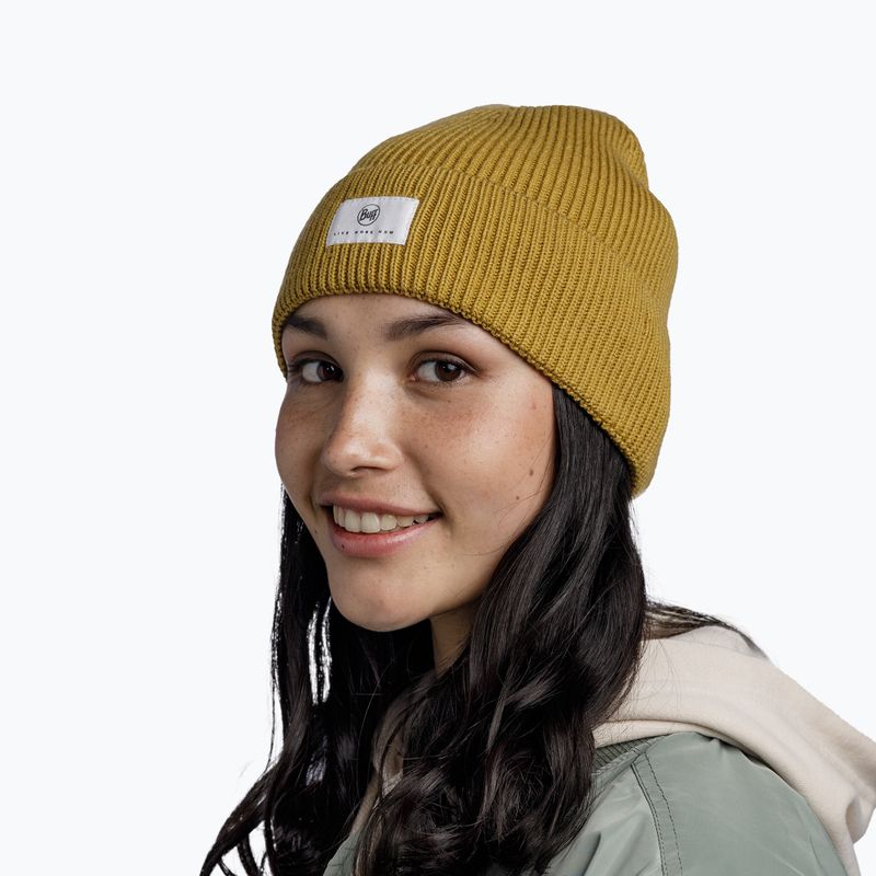 Czapka zimowa BUFF Knitted Drisk citronella 4