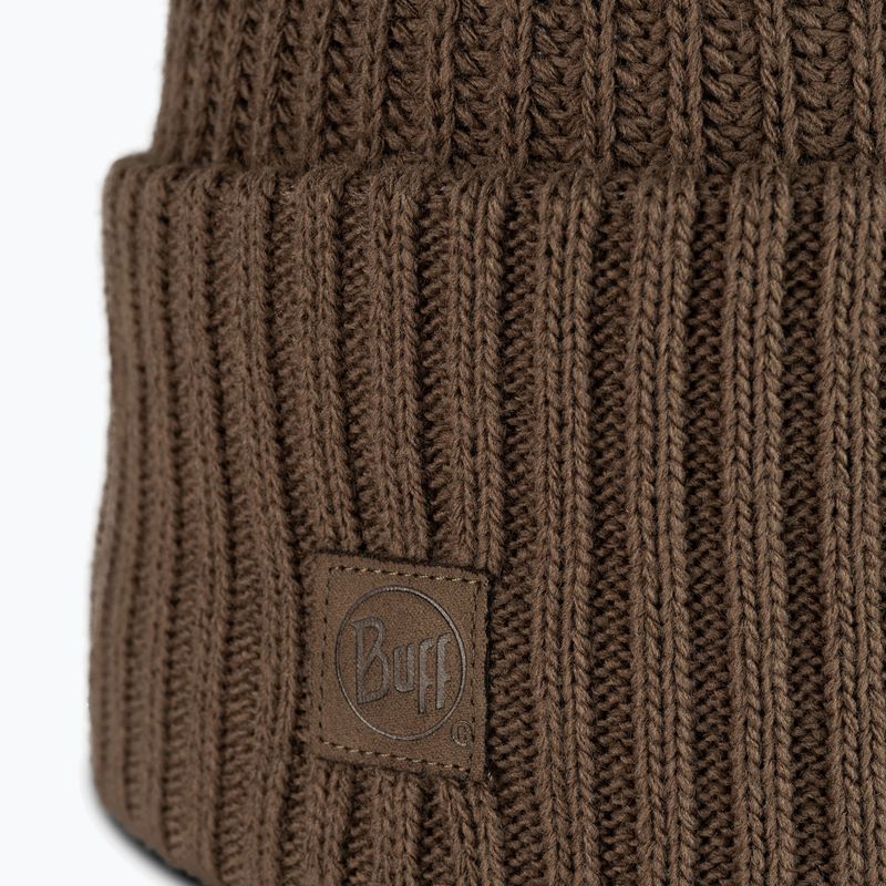 Czapka zimowa BUFF Knitted Rutger cinnamon 2