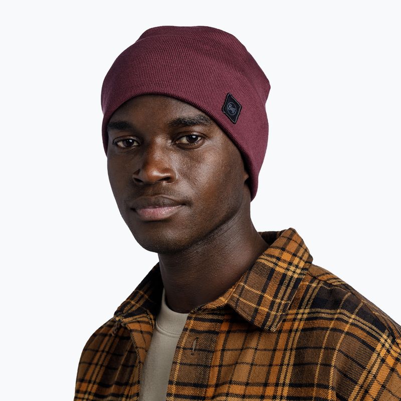 Czapka zimowa BUFF Knitted Niels Evo dahlia 3