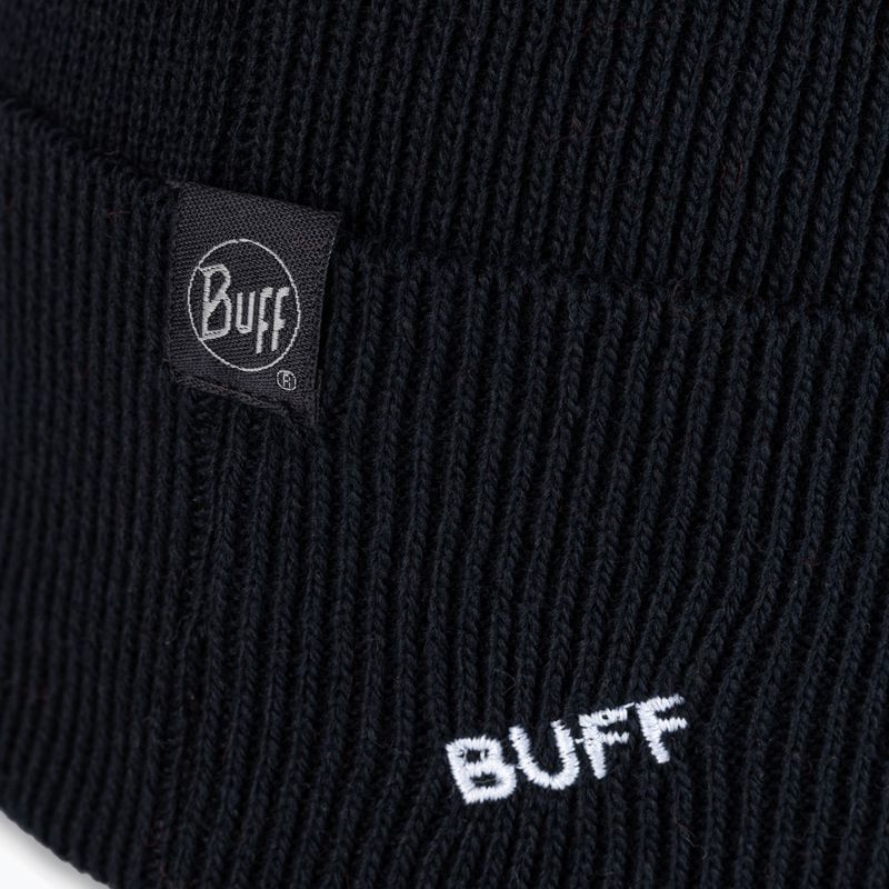 Czapka zimowa dziecięca BUFF Knitted Otty black 2