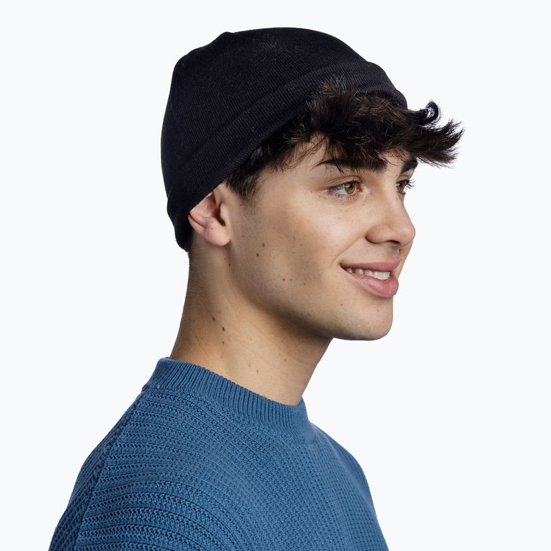 Czapka zimowa BUFF Knitted Elro black 2