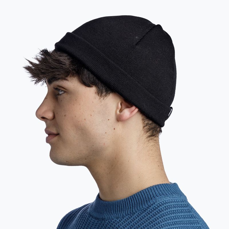 Czapka zimowa BUFF Knitted Elro black 3