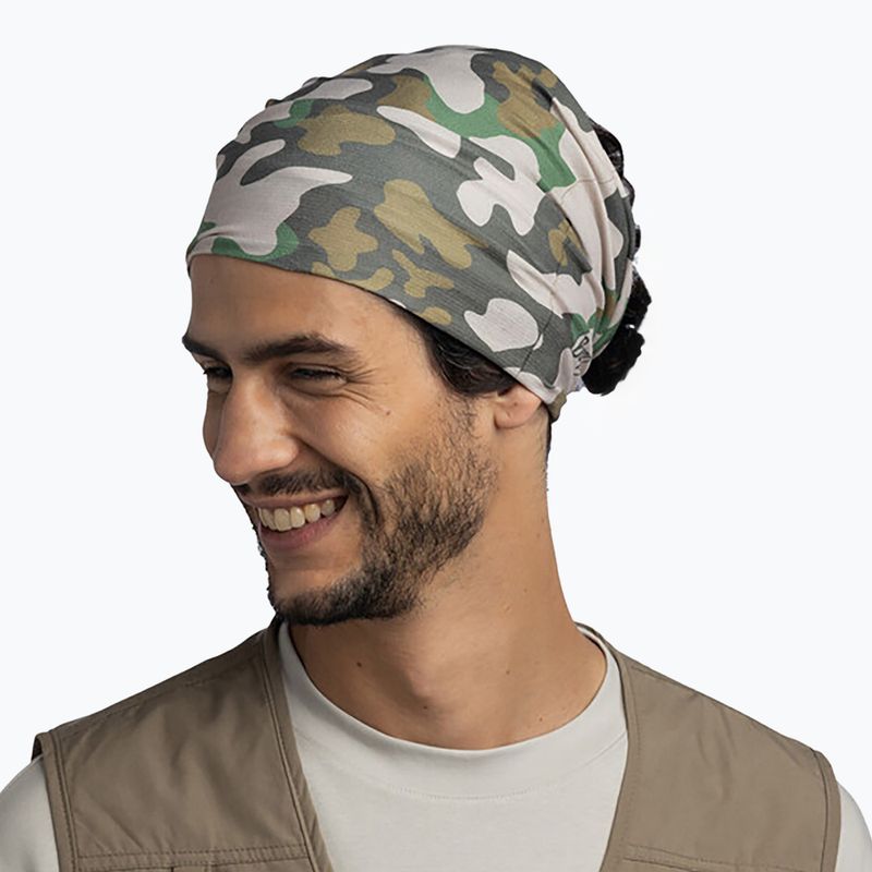Chusta wielofunkcyjna BUFF Coolnet UV Enob khaki 4