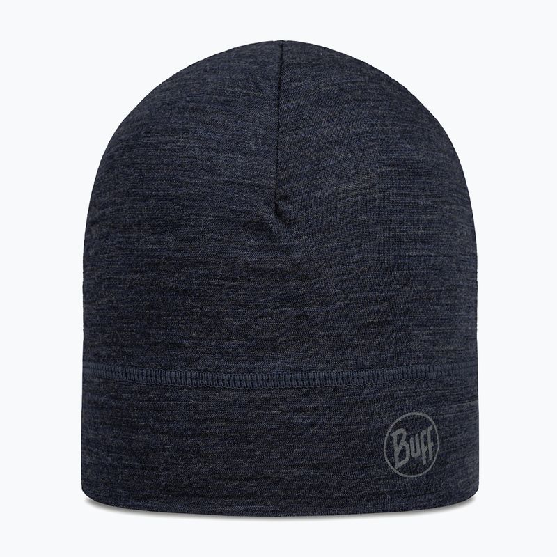 Czapka zimowa BUFF Lightweight Merino Wool solid night blue