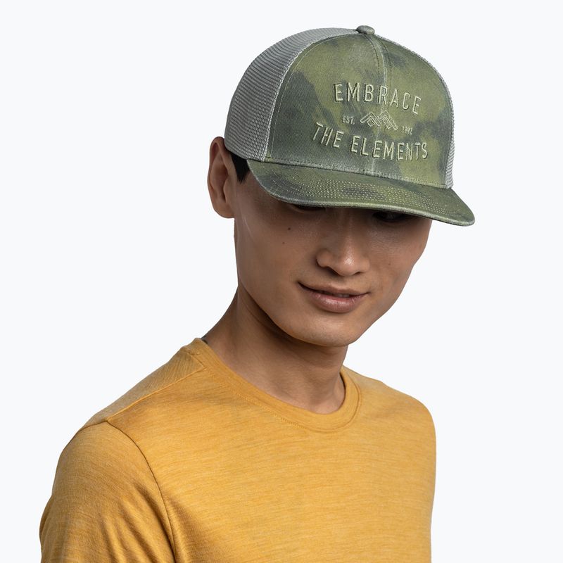 Czapka z daszkiem BUFF Explore Trucker wate forest 3