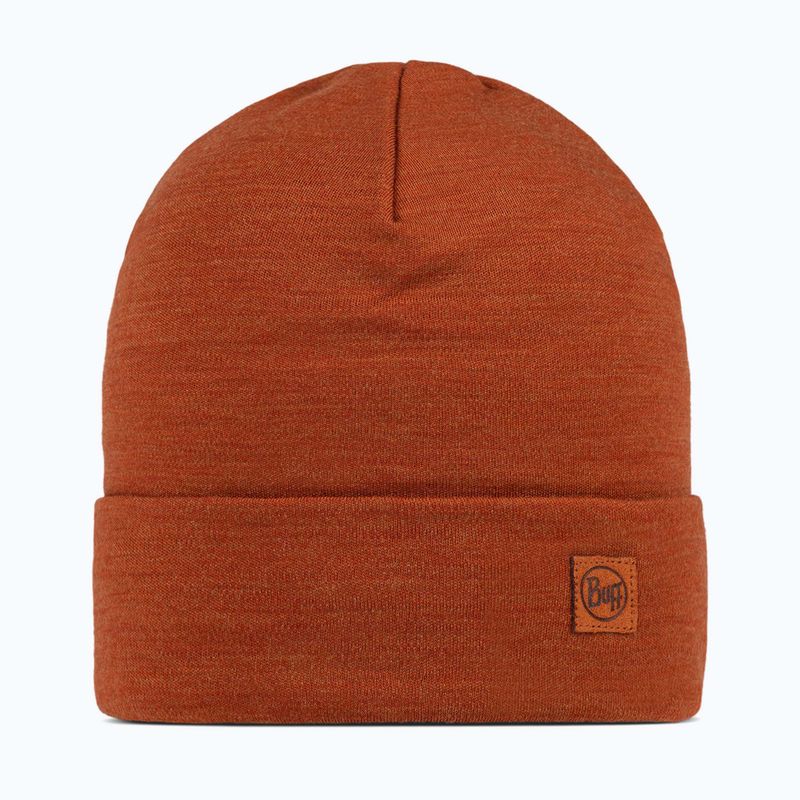 Czapka zimowa BUFF Heavyweight Merino Wool solid cinnamon