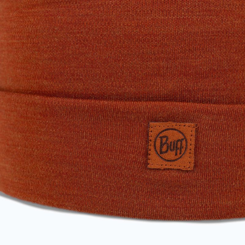 Czapka zimowa BUFF Heavyweight Merino Wool solid cinnamon 2