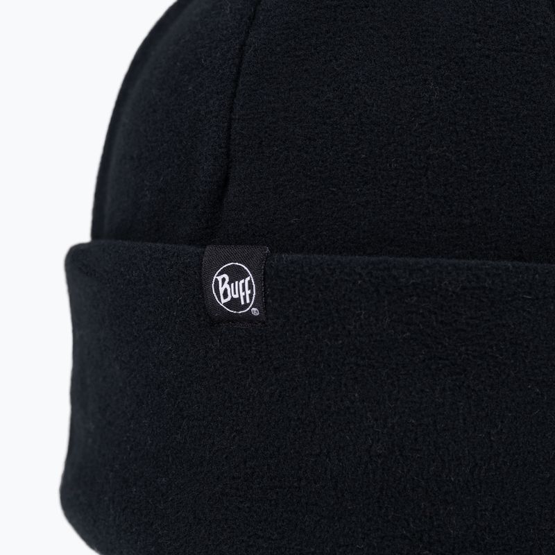 Czapka zimowa BUFF Polar Prints solid black 2