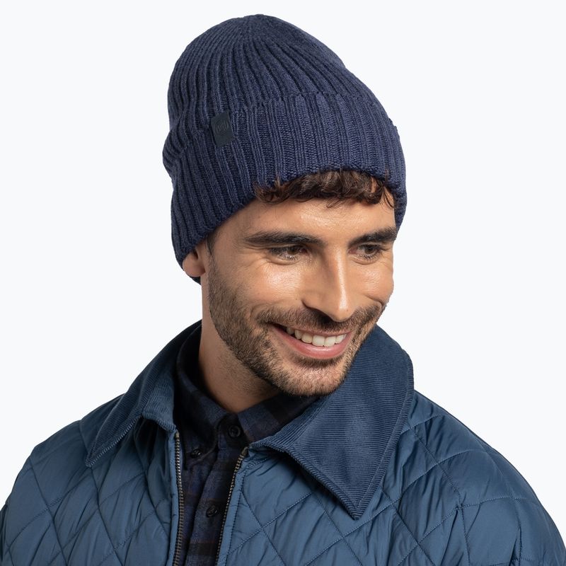 Czapka zimowa BUFF Knitted Norval midnight 3