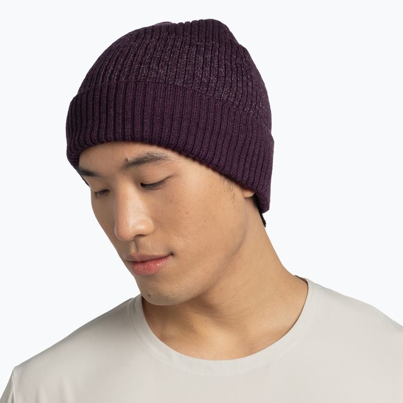 Czapka zimowa BUFF Merino Active shadow purple 4