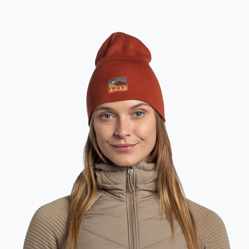Czapka zimowa BUFF Knitted Lilon Long cinnamon 3