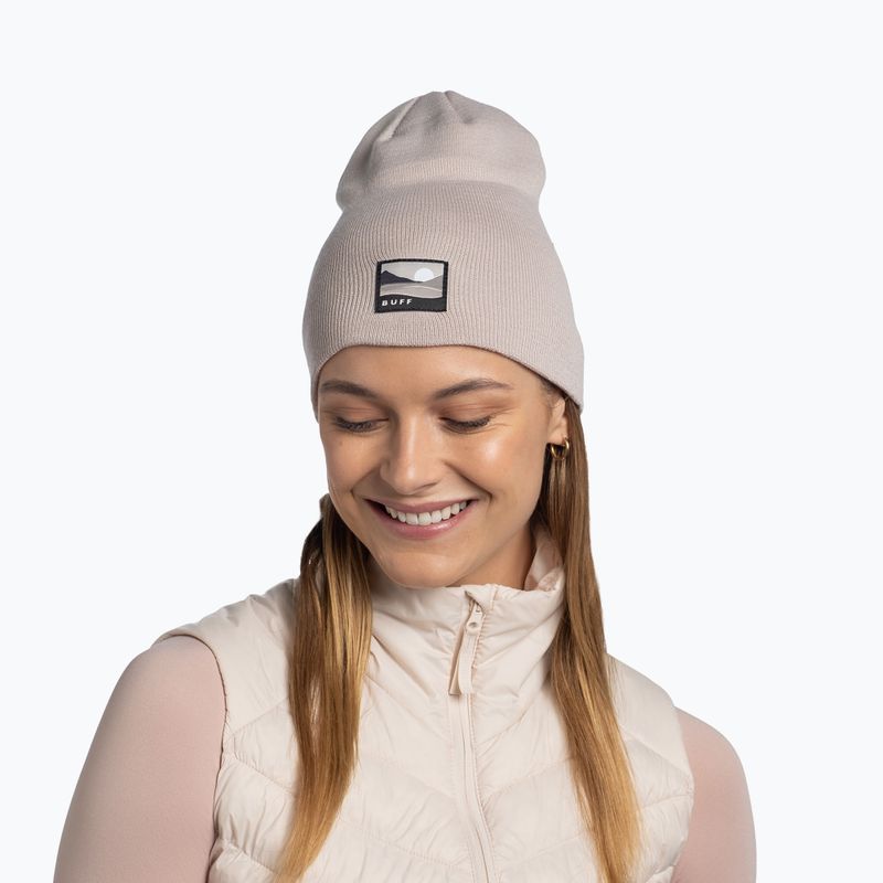 Czapka zimowa BUFF Knitted Lilon long birch gray 3
