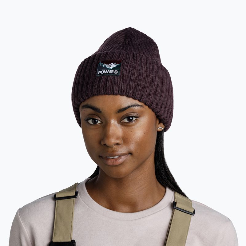 Czapka zimowa BUFF Knitted Rutger shadow purple 3