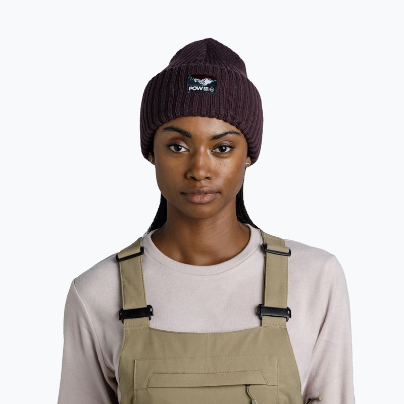 Czapka zimowa BUFF Knitted Rutger shadow purple 4