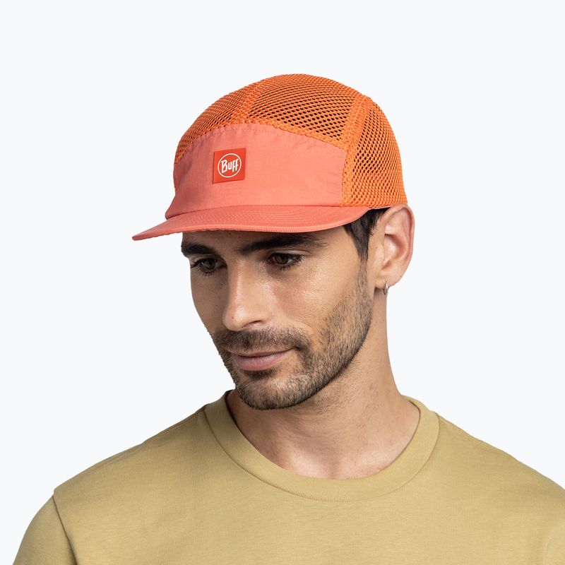 Czapka z daszkiem BUFF 5 Panel Air saret poppy 4