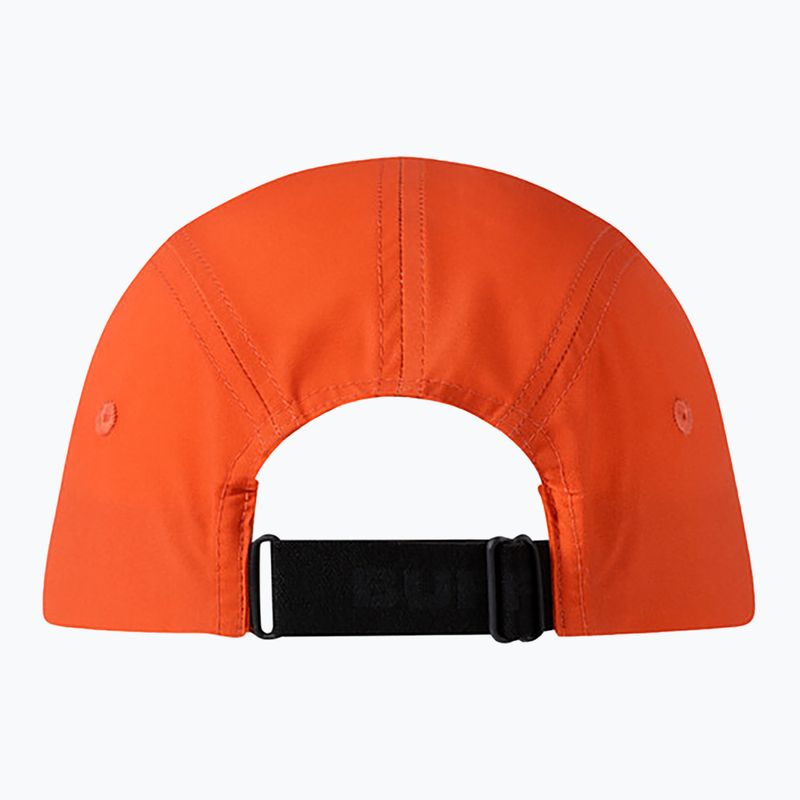 Czapka z daszkiem BUFF 5 Panel Go solid poppy 2