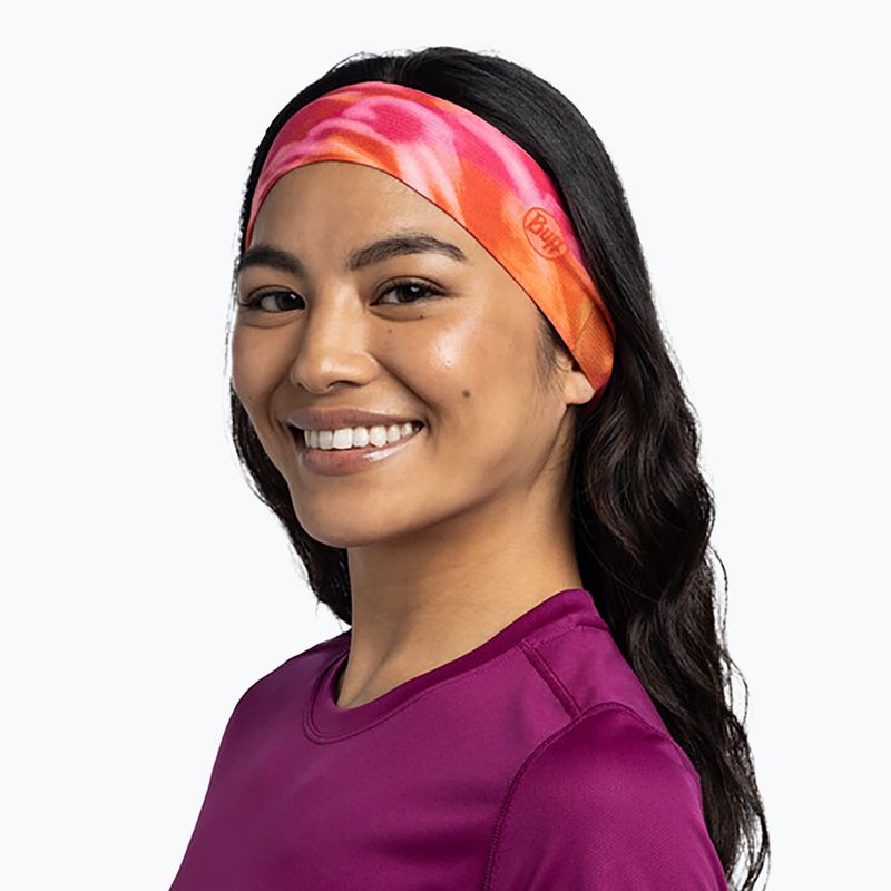 Opaska na głowę BUFF Coolnet UV Slim Exonias multicolor 2