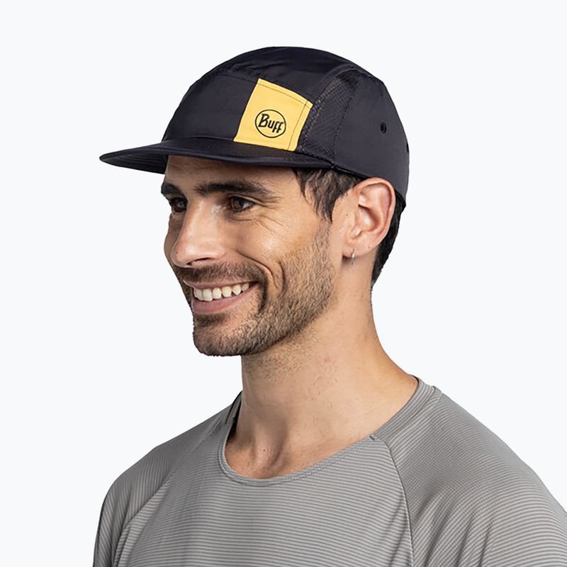 Czapka z daszkiem BUFF 5 Panel Go Logo black 3