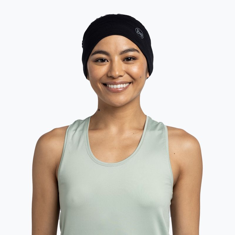 Opaska na głowę BUFF Lightweight Merino Wool black 3