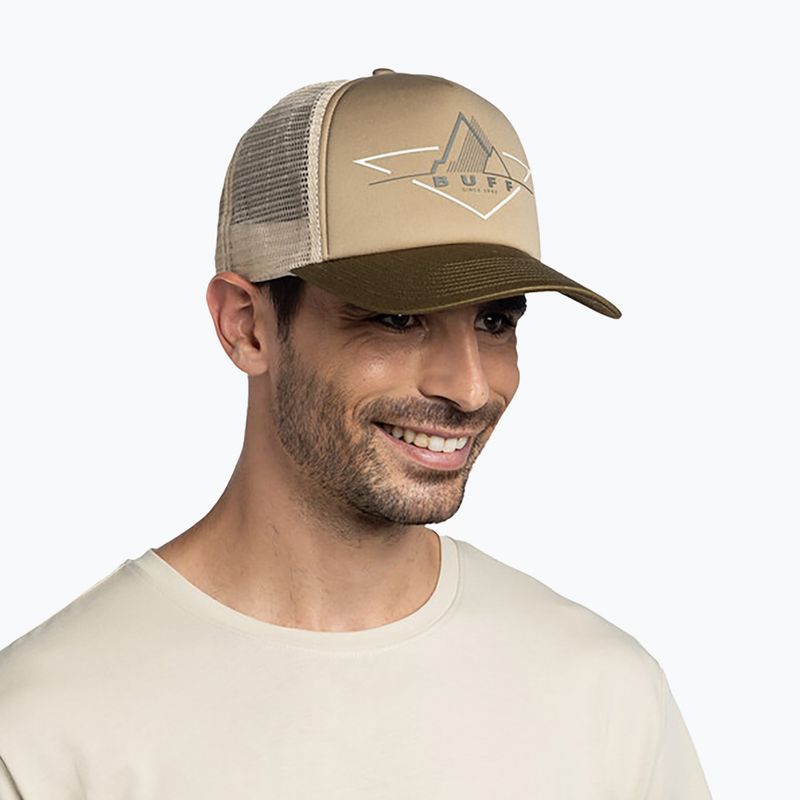 Czapka z daszkiem BUFF Trucker khaki 3