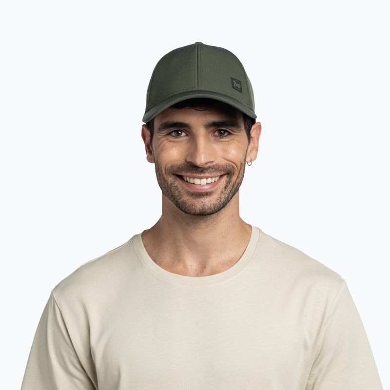 Czapka z daszkiem BUFF Summit solid khaki 3
