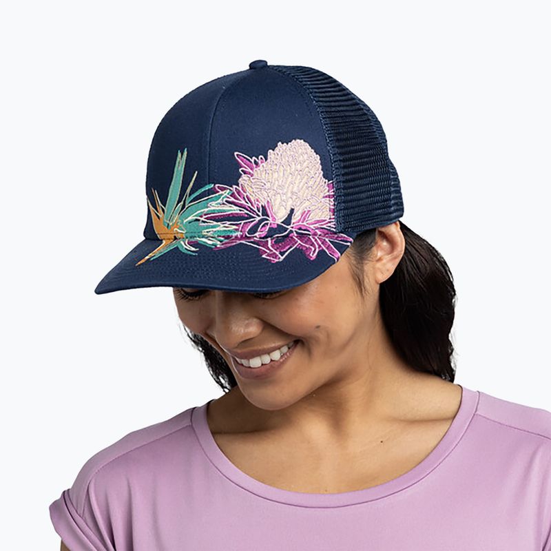 Czapka z daszkiem BUFF Explore Trucker Satry indigo 3