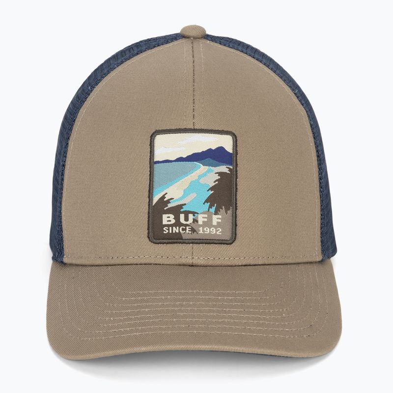 Czapka z daszkiem BUFF Explore Trucker soor tundra khaki 2