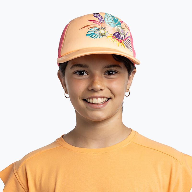 Czapka z daszkiem dziecięca BUFF Trucker Neottia coral 4