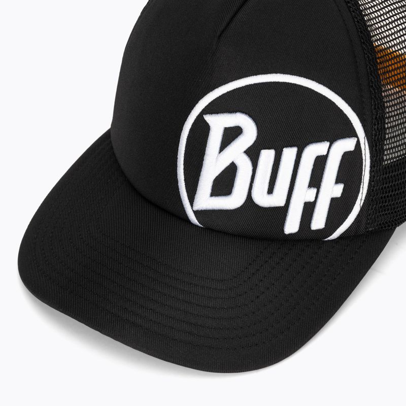 Czapka z daszkiem BUFF Trucker logo black 3