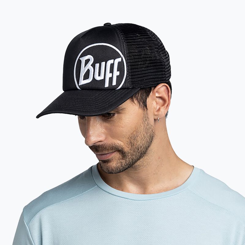 Czapka z daszkiem BUFF Trucker logo black 3