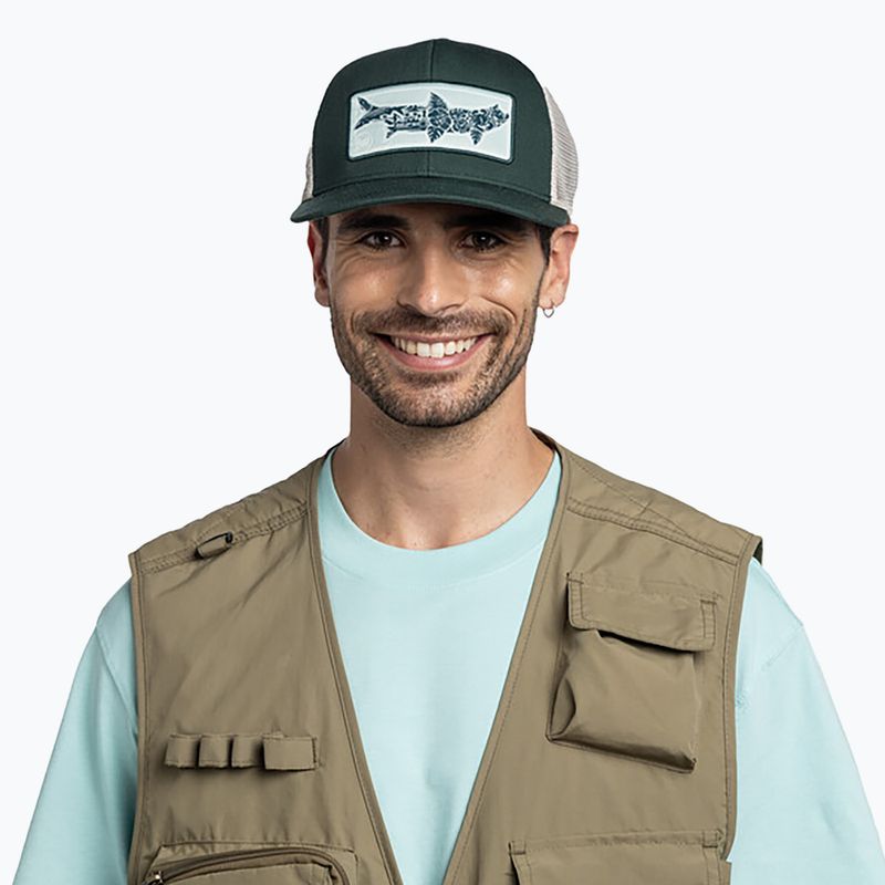 Czapka z daszkiem BUFF Explore Trucker Salt green 4