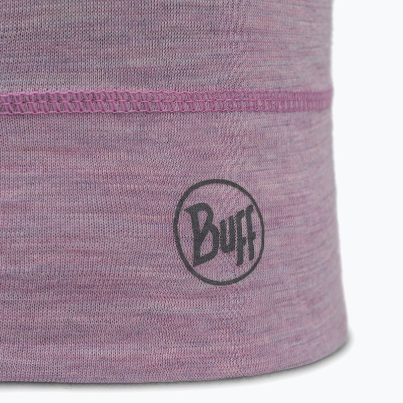 Czapka zimowa BUFF Lightweight Merino Wool solid pansy 2
