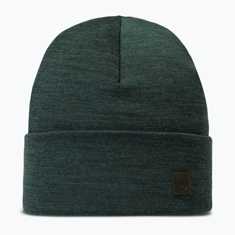 Czapka zimowa BUFF Heavyweight Merino Wool solid forest