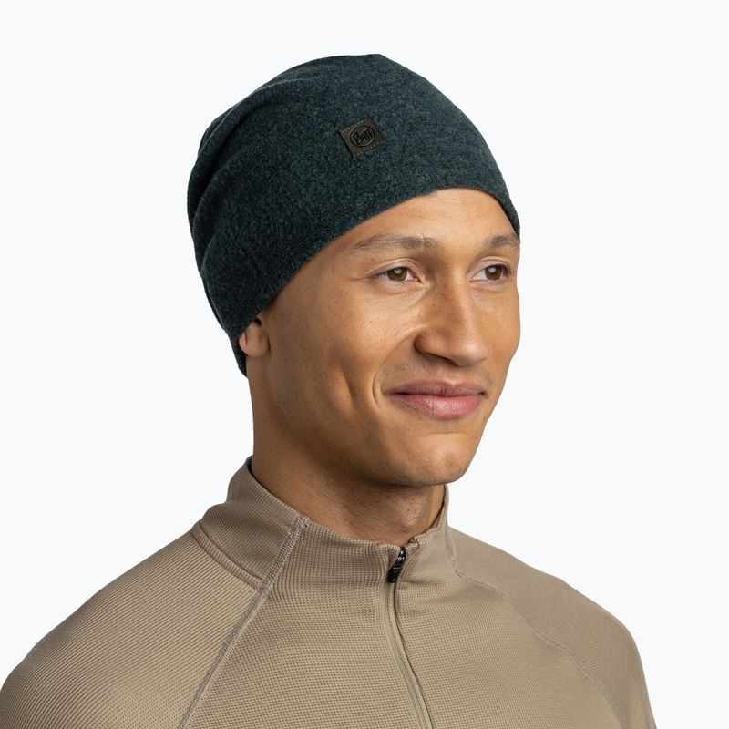 Czapka zimowa BUFF Merino Fleece forest 4