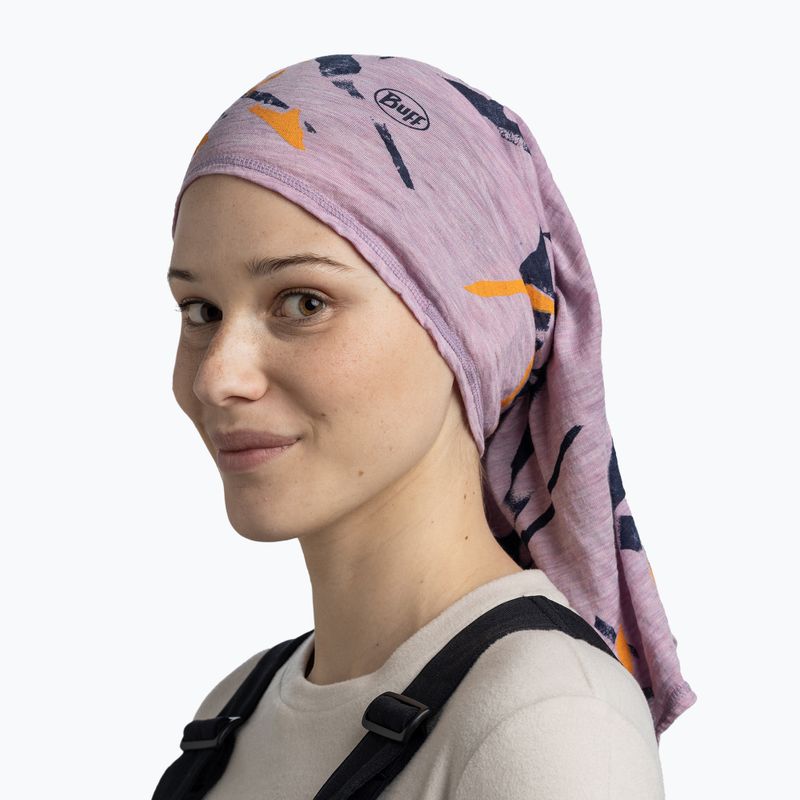Chusta wielofunkcyjna BUFF Lightweight Merino Wool virta grape ice 4
