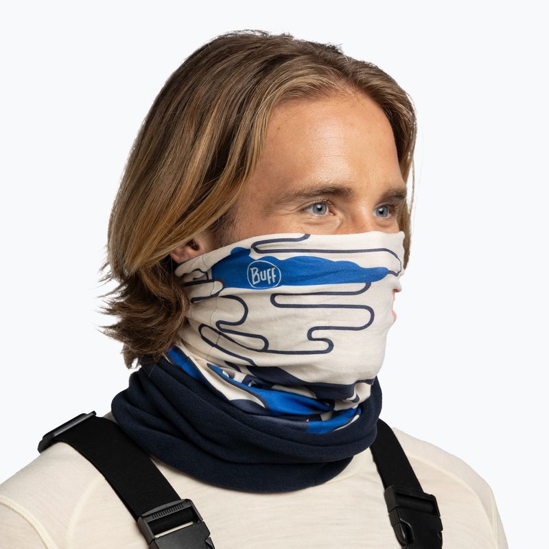 Chusta wielofunkcyjna BUFF Polar hirajy blue 6