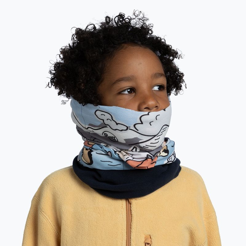 Chusta wielofunkcyjna dziecięca BUFF Polar teyt blue 4