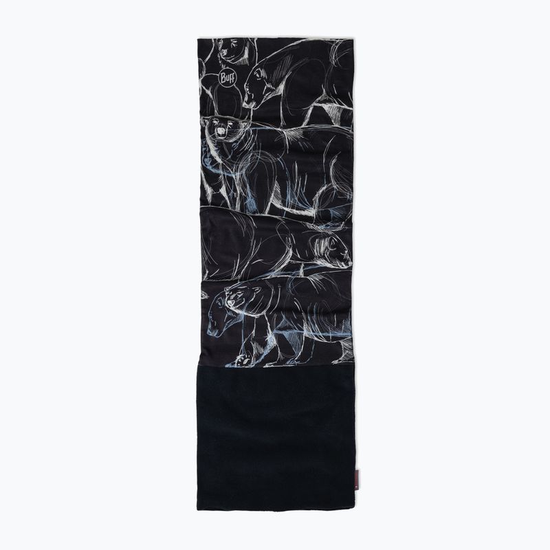 Chusta wielofunkcyjna dziecięca BUFF Polar bargy black 2