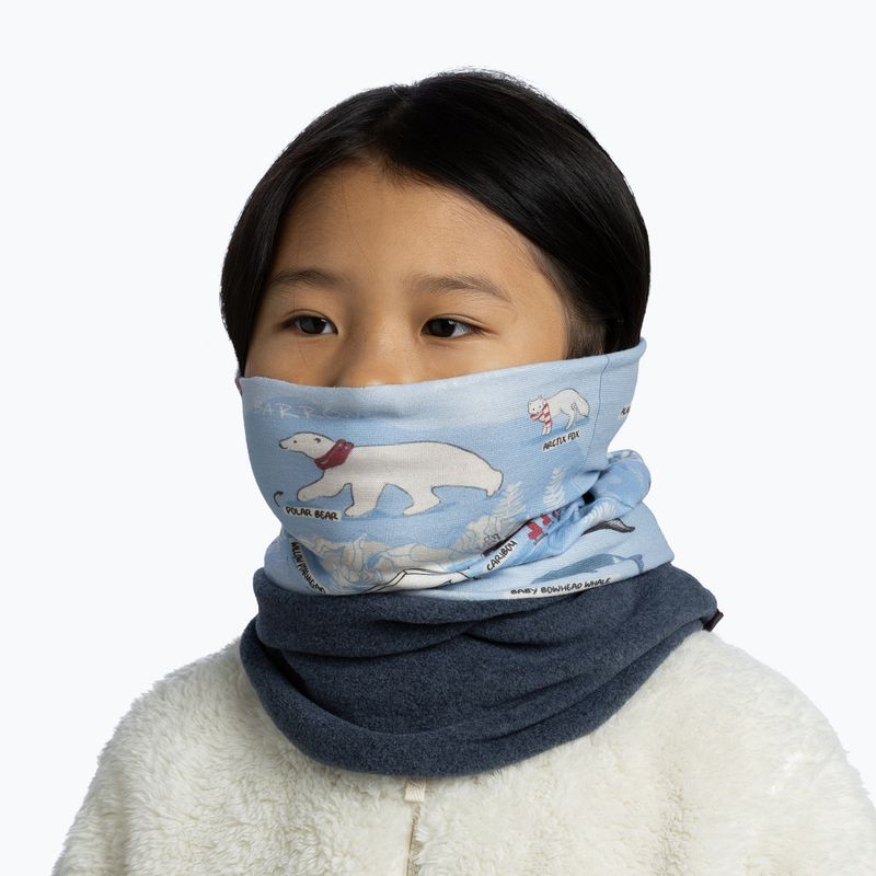 Chusta wielofunkcyjna dziecięca BUFF Polar blue 4