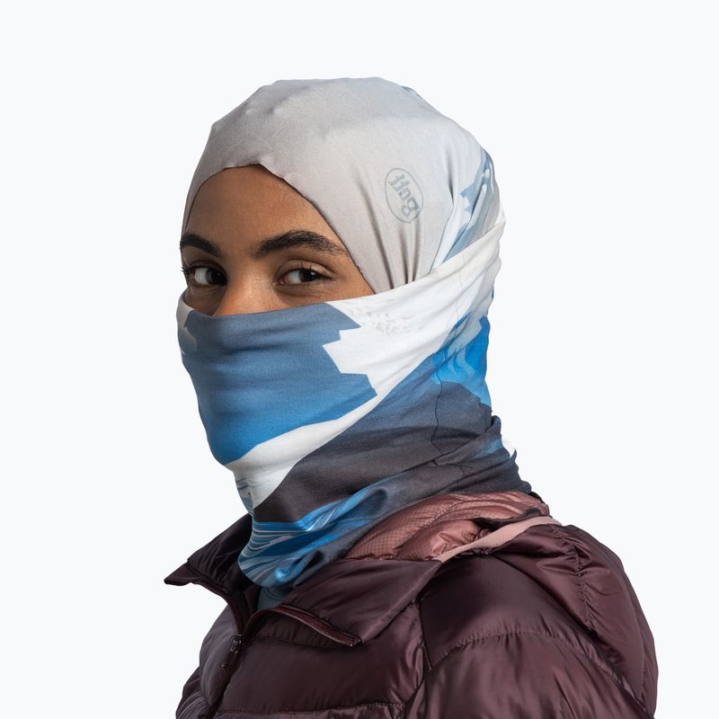 Chusta wielofunkcyjna BUFF Original Ecostretch gem crystal grey 4