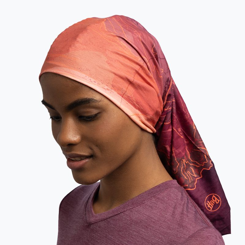 Chusta wielofunkcyjna BUFF Original Ecostretch unal garnet 6