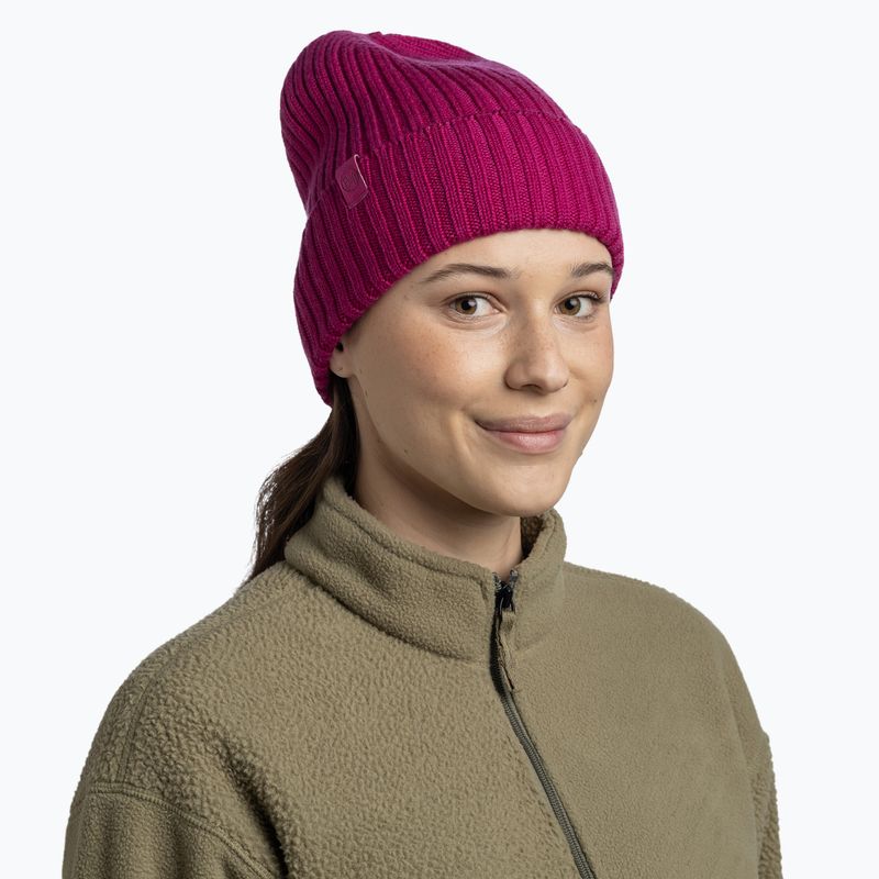 Czapka zimowa BUFF Knitted Norval orchid 3