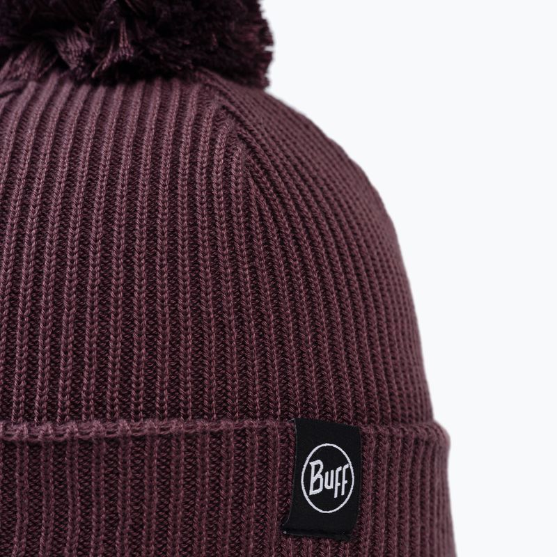 Czapka zimowa BUFF Knitted Renvi burgundy 2