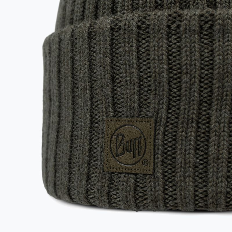 Czapka zimowa BUFF Knitted Erviny bark 2
