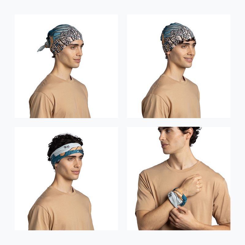 Chusta wielofunkcyjna BUFF Coolnet UV nive teal 6