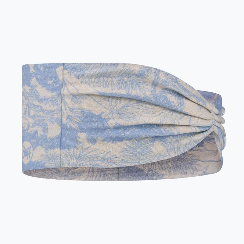 Opaska na głowę BUFF CoolNet UV Ellipse loer glory blue 2