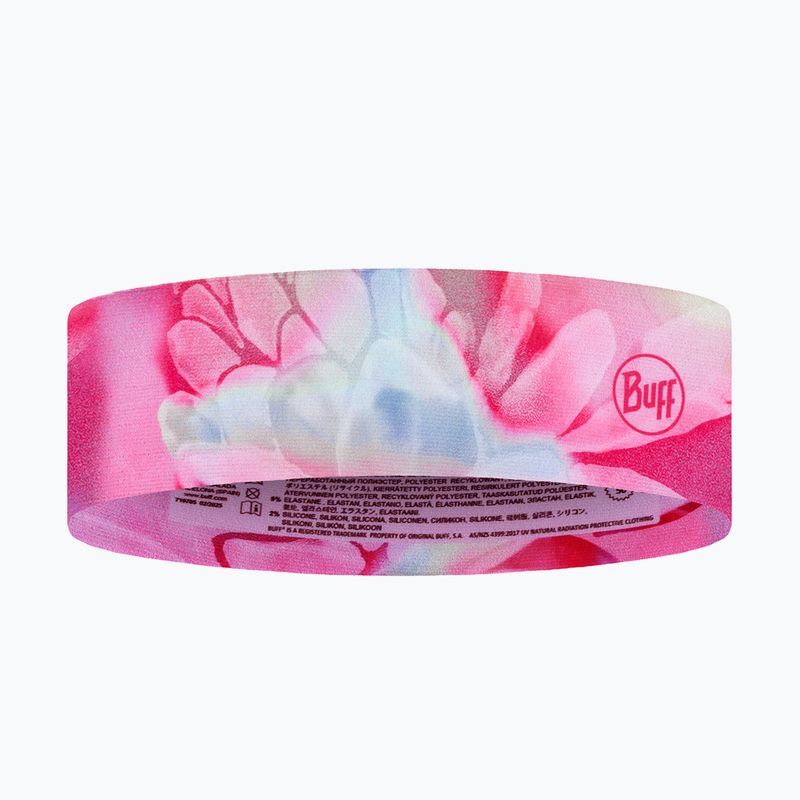 Opaska na głowę BUFF CoolNet UV Slim esmerald fluor fuchsia